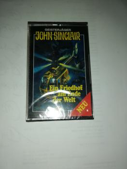 Geisterjäger John Sinclair Black Edition Folge 25 Ein Friedhof am Ende der Welt 5-fach Schwarz geschraubt  Schwarz mit Weißen Druck MC 1240 SPV Originalverpackt